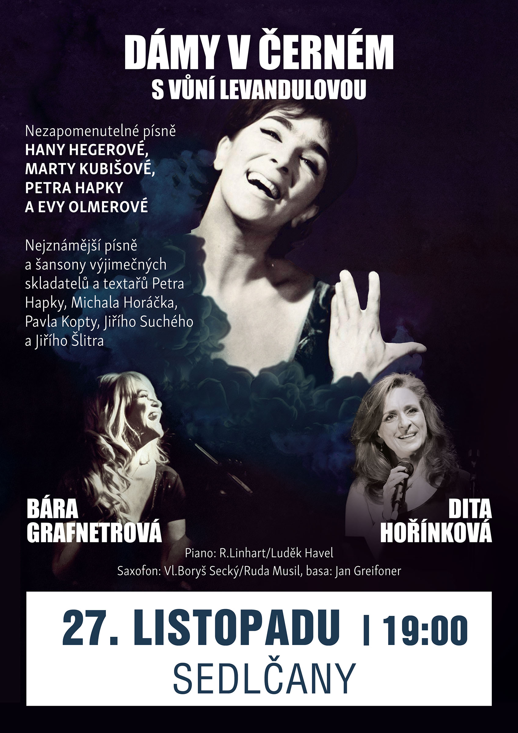 DÁMY V ČERNÉM S VŮNÍ LEVANDULOVOU